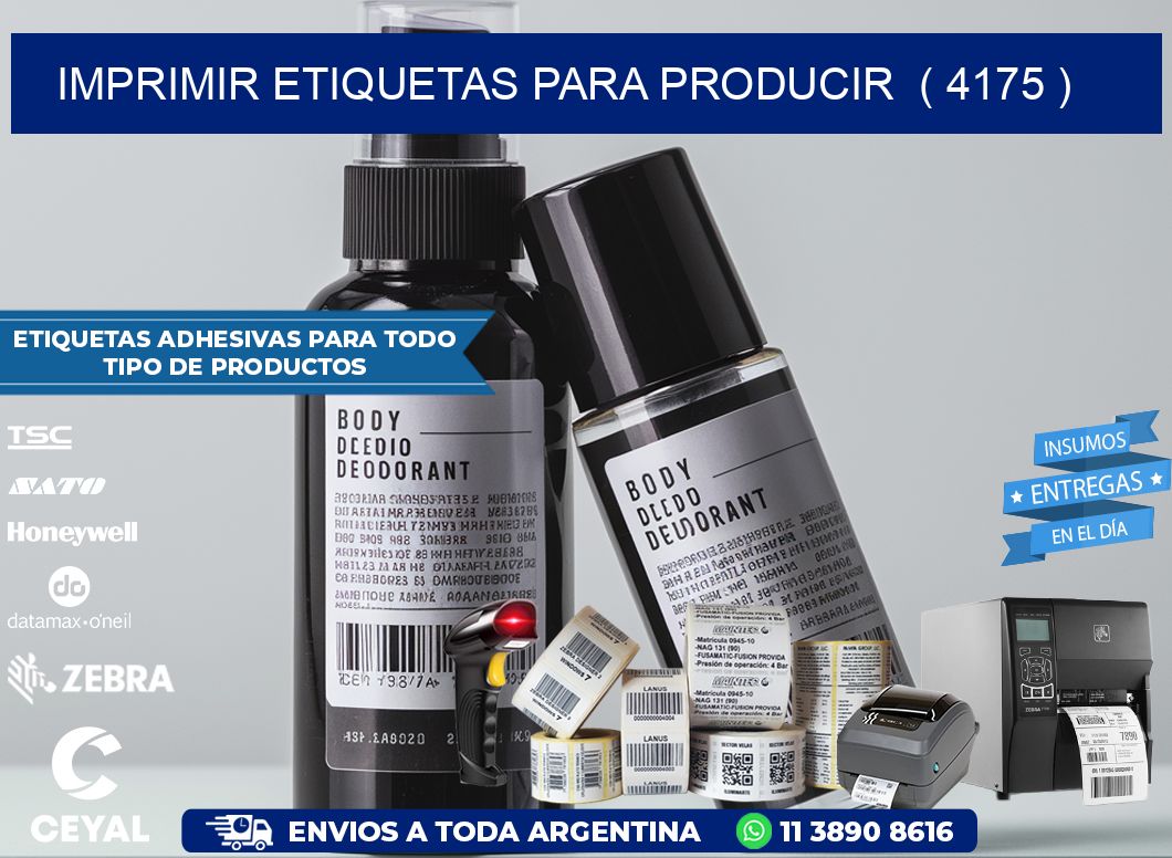 imprimir etiquetas para producir  ( 4175 )