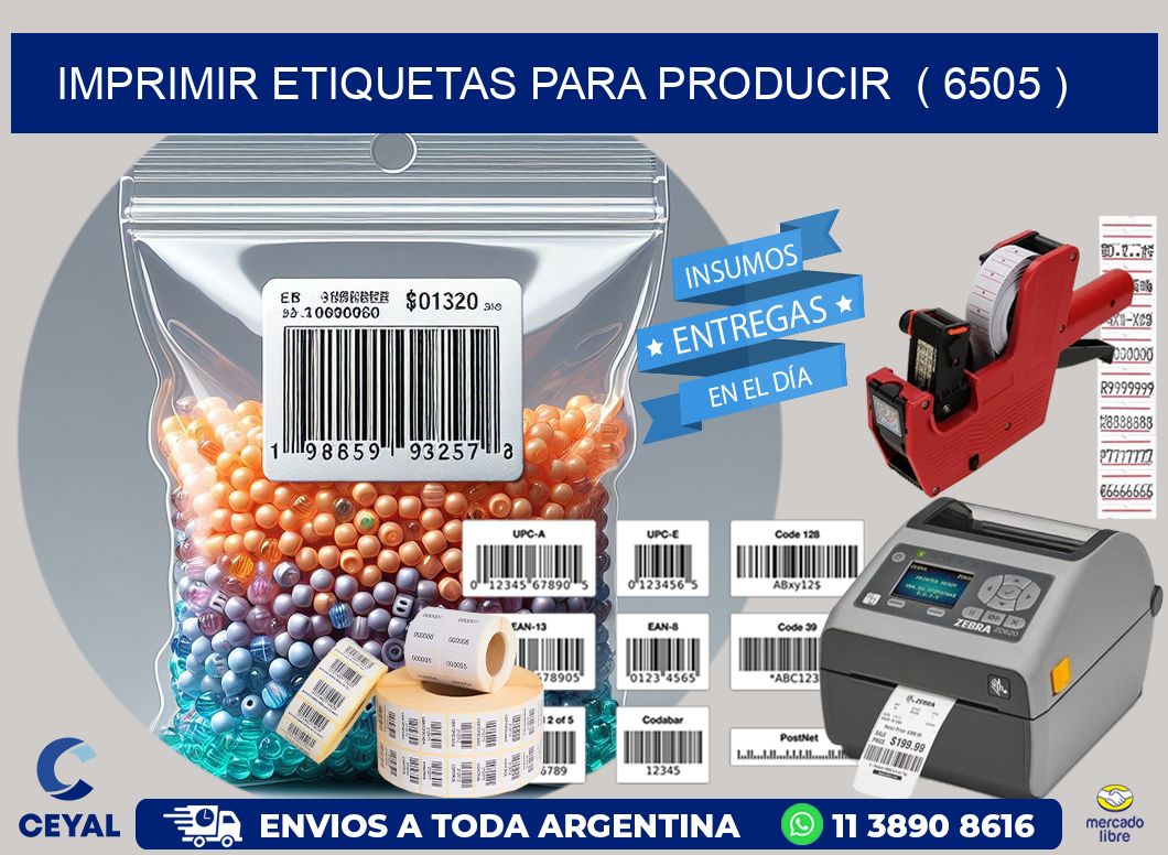 imprimir etiquetas para producir  ( 6505 )