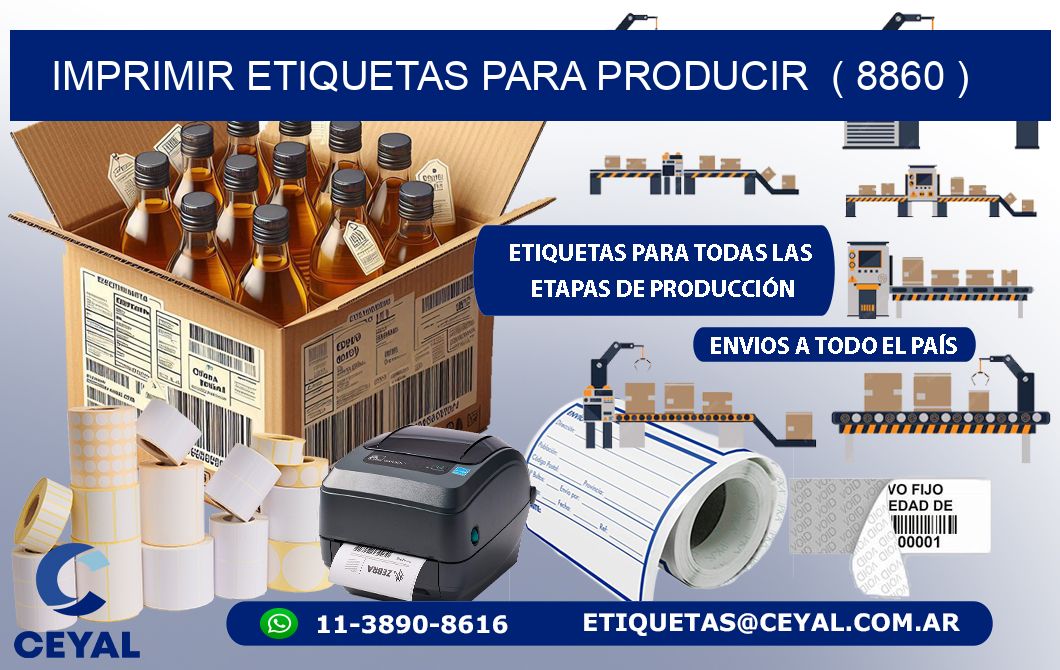 imprimir etiquetas para producir  ( 8860 )