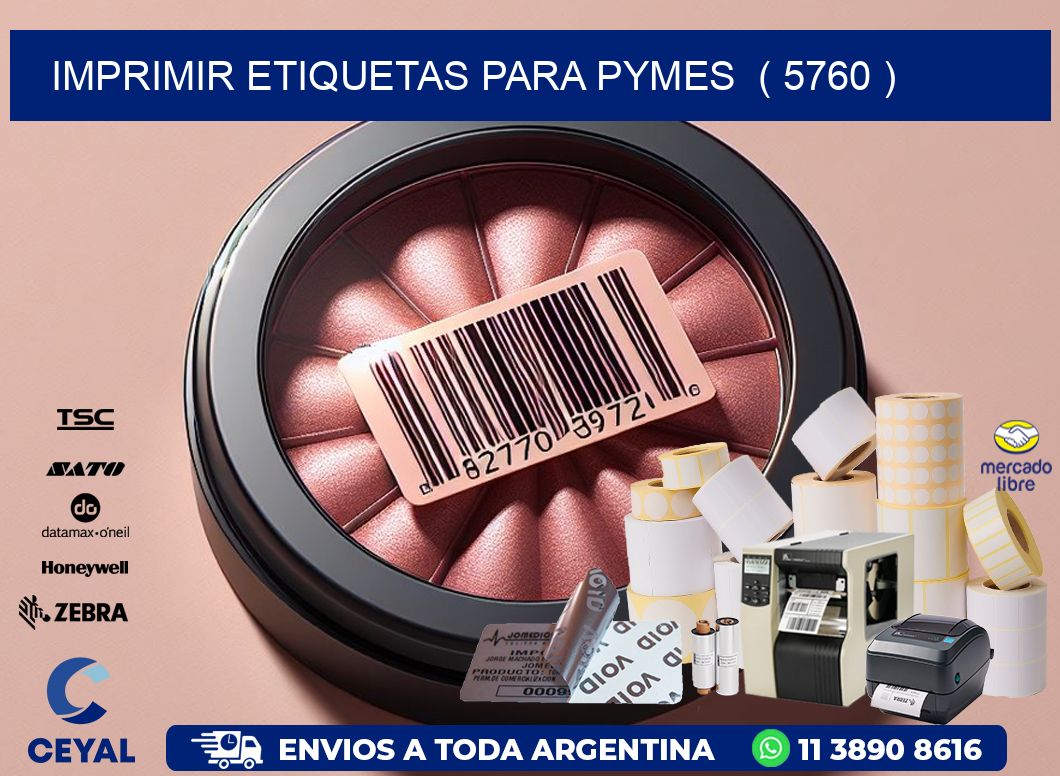 imprimir etiquetas para pymes ( 5760 )
