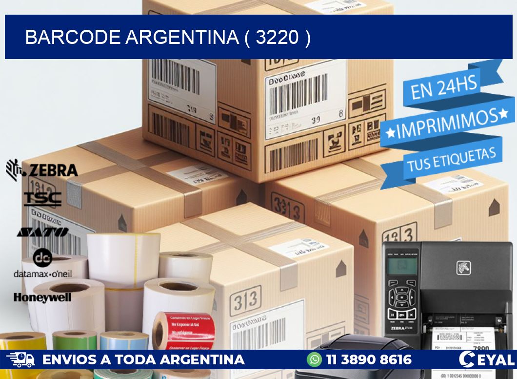BARCODE ARGENTINA ( 3220 )