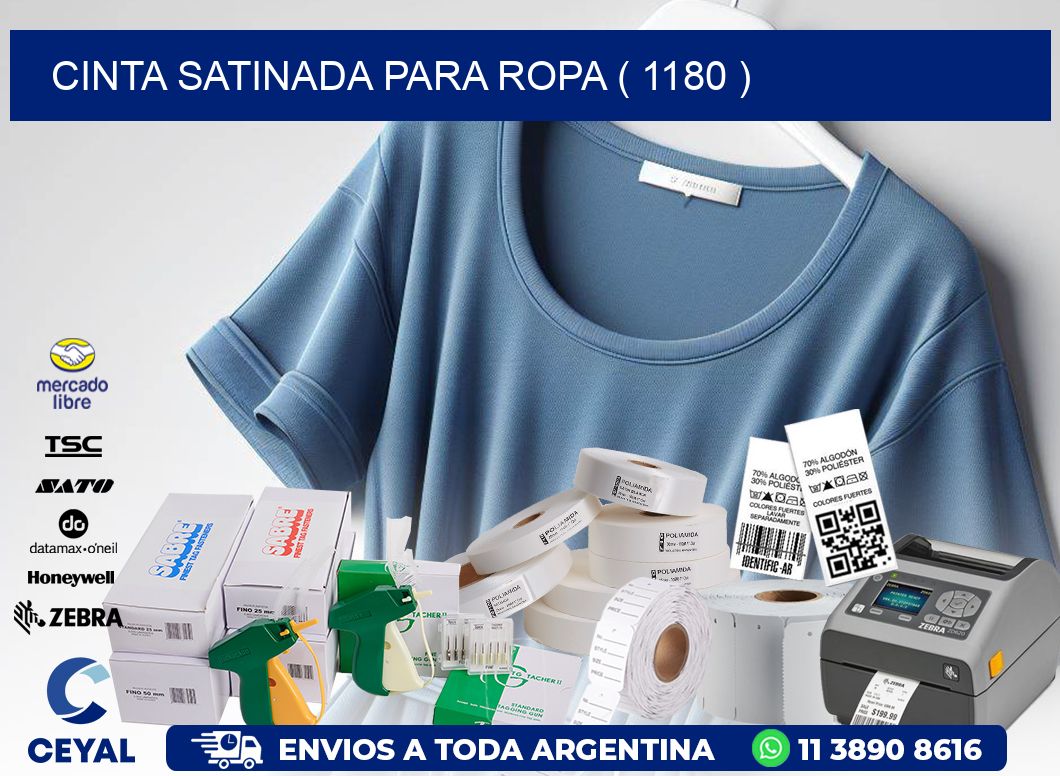 CINTA SATINADA PARA ROPA ( 1180 )