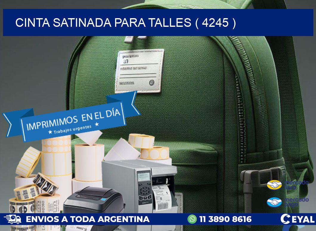 CINTA SATINADA PARA TALLES ( 4245 )