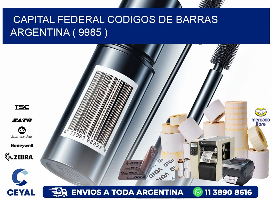 Capital federal codigos de barras argentina ( 9985 )