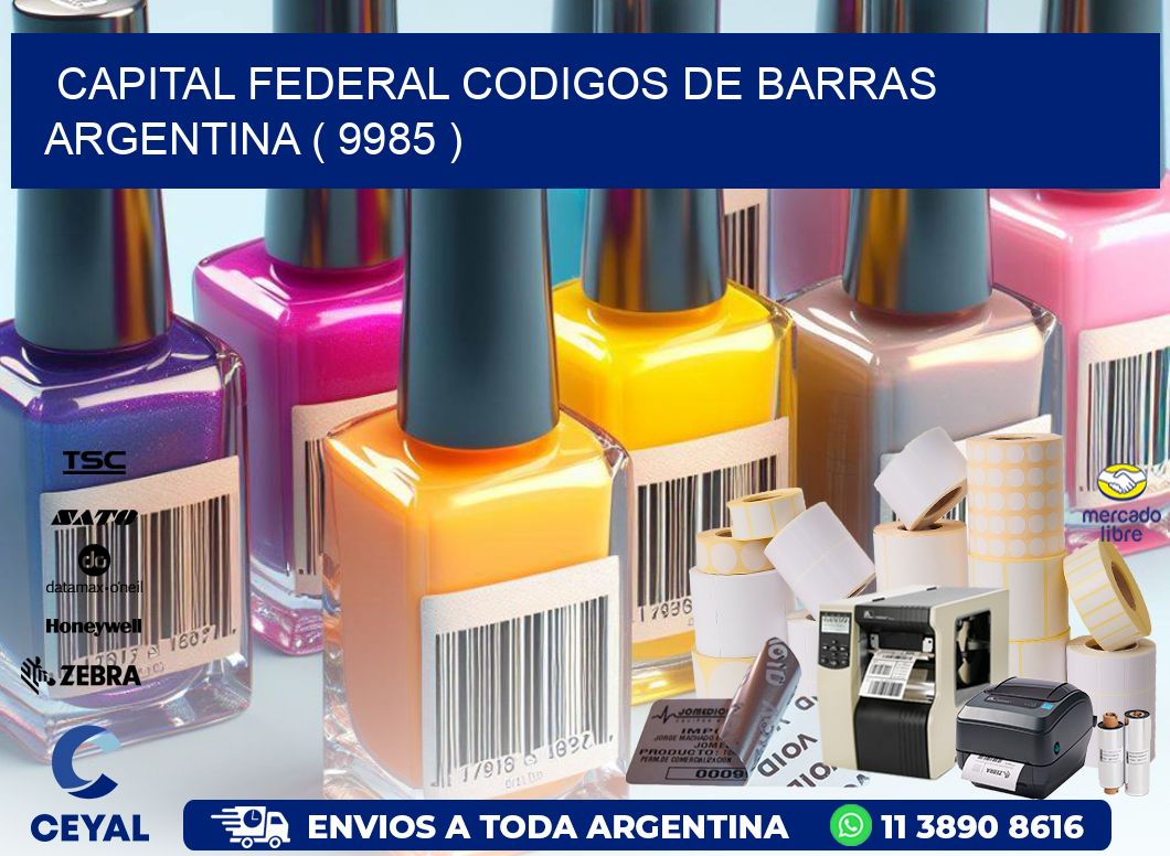 Capital federal codigos de barras argentina ( 9985 )