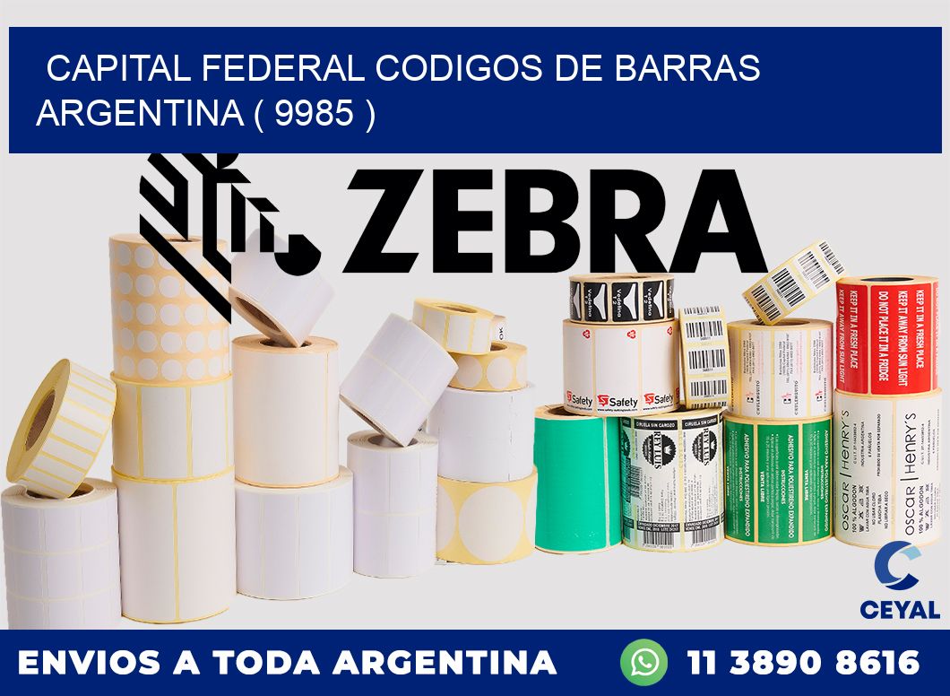 Capital federal codigos de barras argentina ( 9985 )