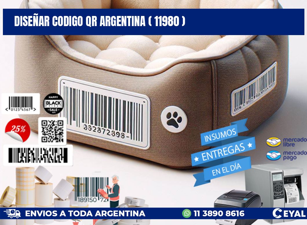 DISEÑAR CODIGO QR ARGENTINA ( 11980 )