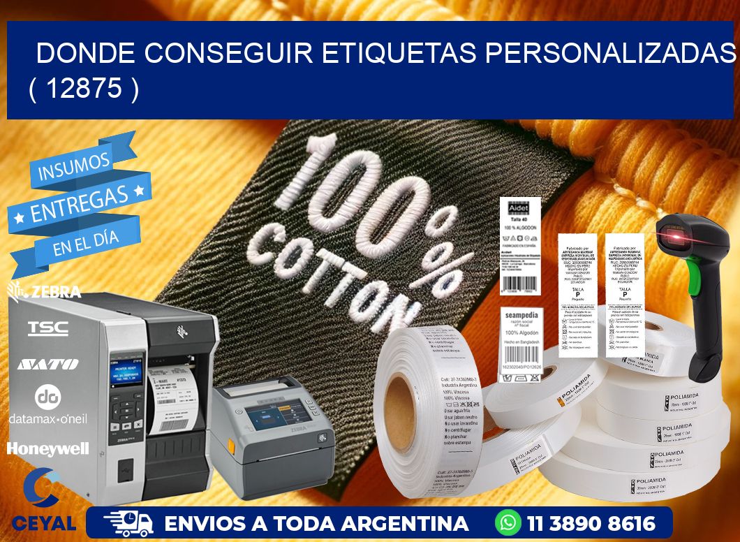 DONDE CONSEGUIR ETIQUETAS PERSONALIZADAS ( 12875 )
