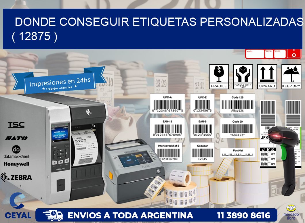 DONDE CONSEGUIR ETIQUETAS PERSONALIZADAS ( 12875 )