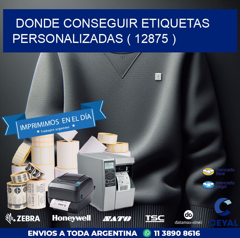 DONDE CONSEGUIR ETIQUETAS PERSONALIZADAS ( 12875 )