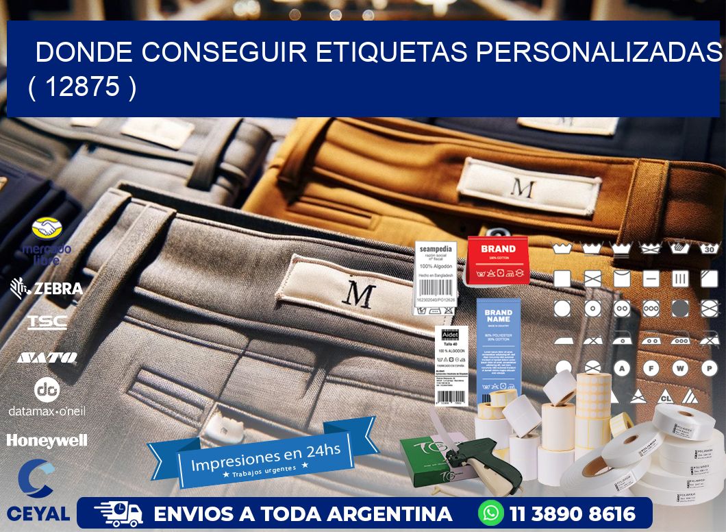 DONDE CONSEGUIR ETIQUETAS PERSONALIZADAS ( 12875 )