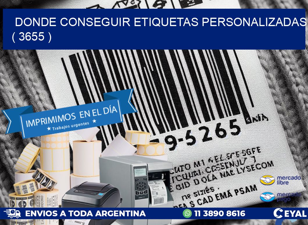 DONDE CONSEGUIR ETIQUETAS PERSONALIZADAS ( 3655 )