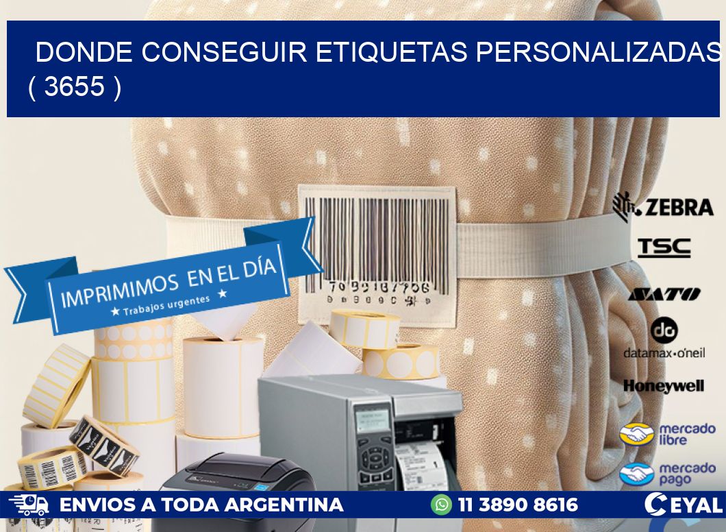 DONDE CONSEGUIR ETIQUETAS PERSONALIZADAS ( 3655 )