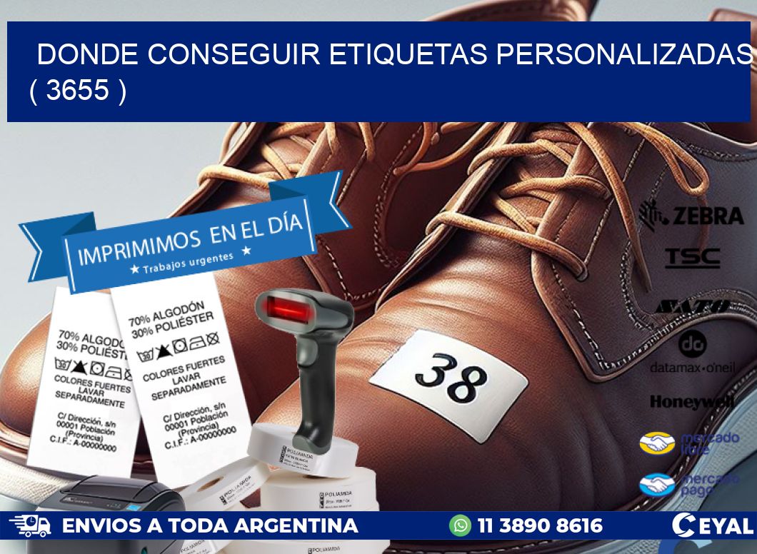 DONDE CONSEGUIR ETIQUETAS PERSONALIZADAS ( 3655 )