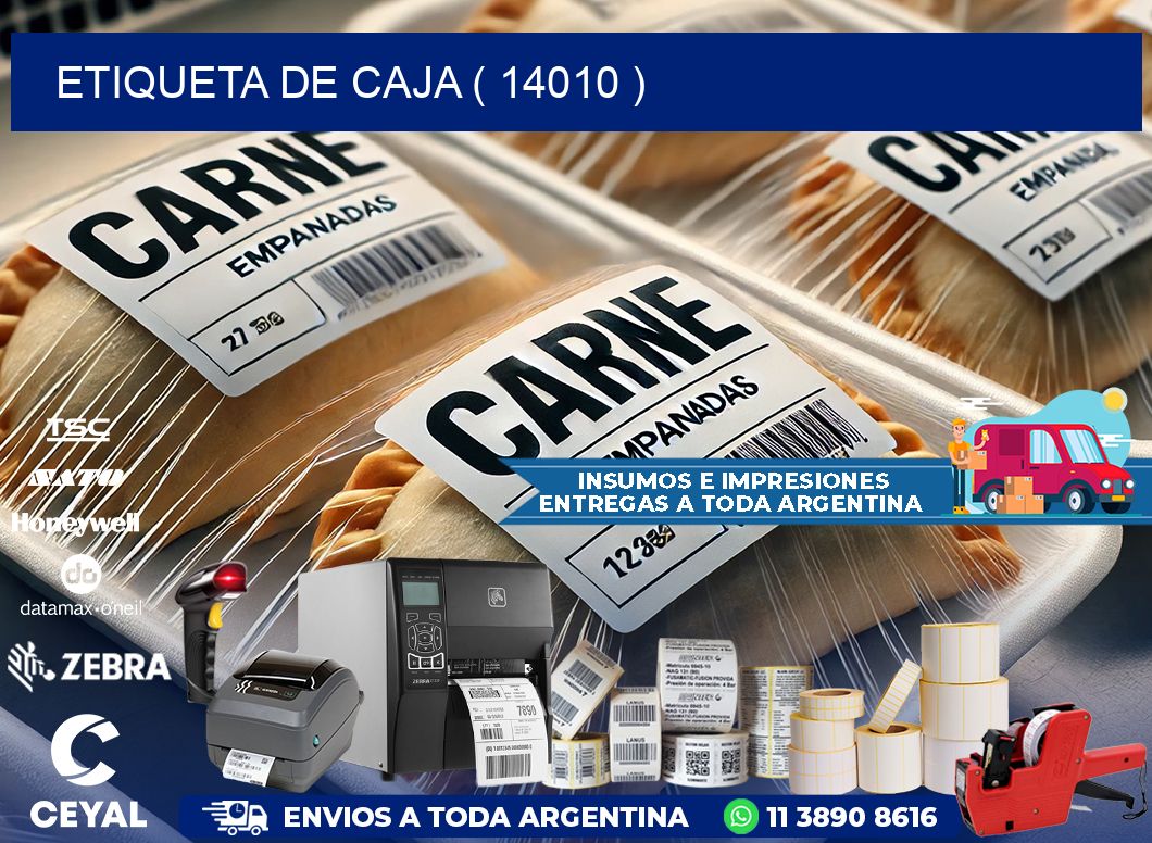 ETIQUETA DE CAJA ( 14010 )