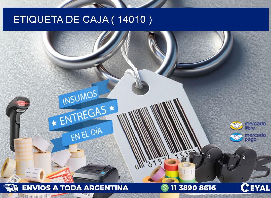 ETIQUETA DE CAJA ( 14010 )