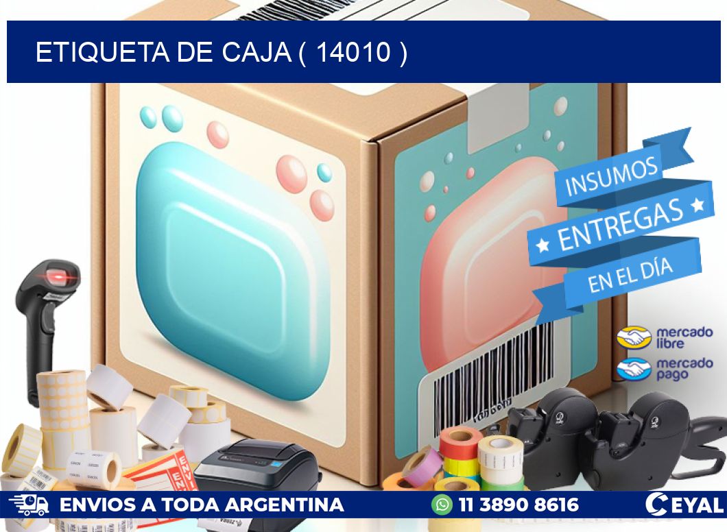 ETIQUETA DE CAJA ( 14010 )