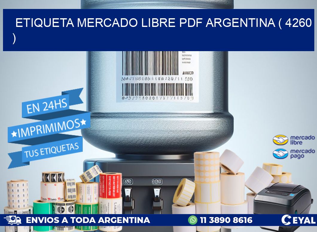 ETIQUETA MERCADO LIBRE PDF ARGENTINA ( 4260 )