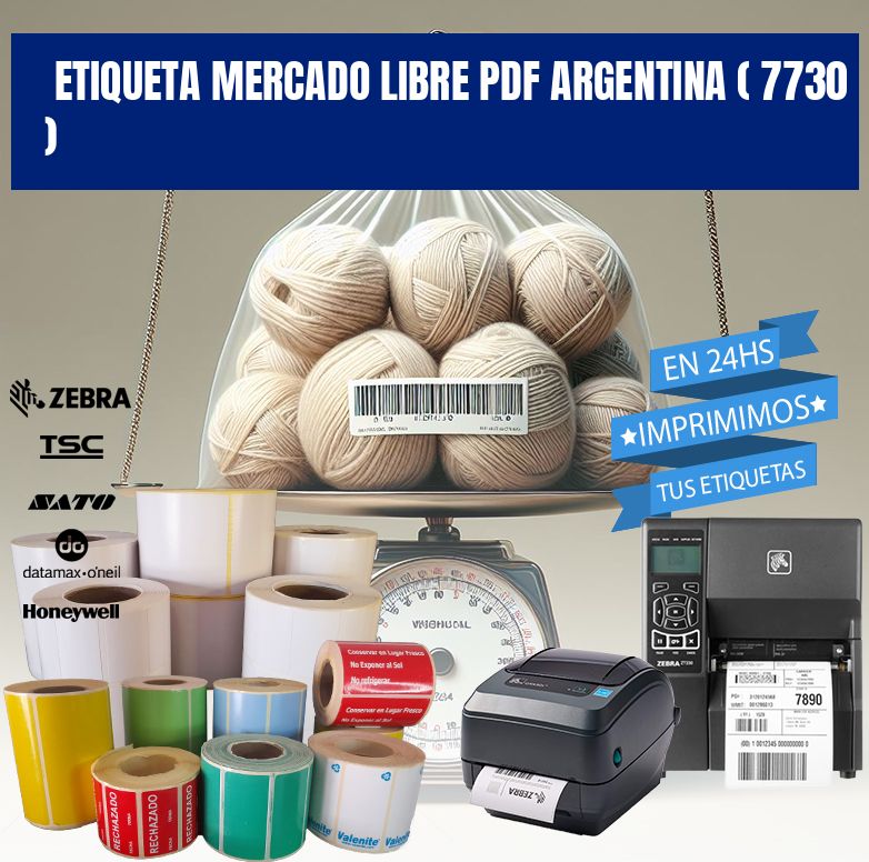 ETIQUETA MERCADO LIBRE PDF ARGENTINA ( 7730 )