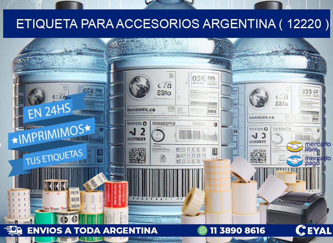 ETIQUETA PARA ACCESORIOS ARGENTINA ( 12220 )