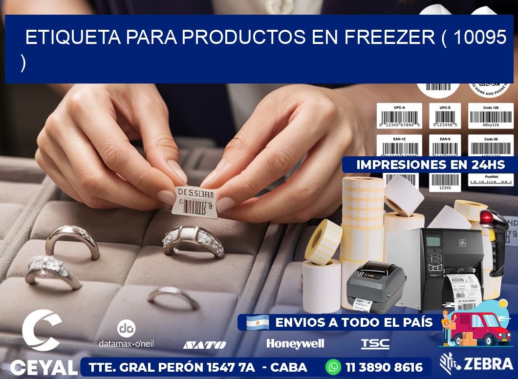 ETIQUETA PARA PRODUCTOS EN FREEZER ( 10095 )