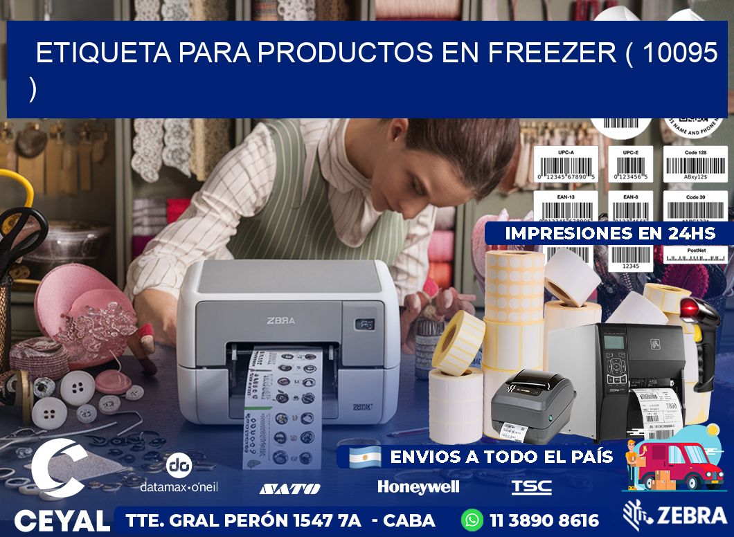 ETIQUETA PARA PRODUCTOS EN FREEZER ( 10095 )