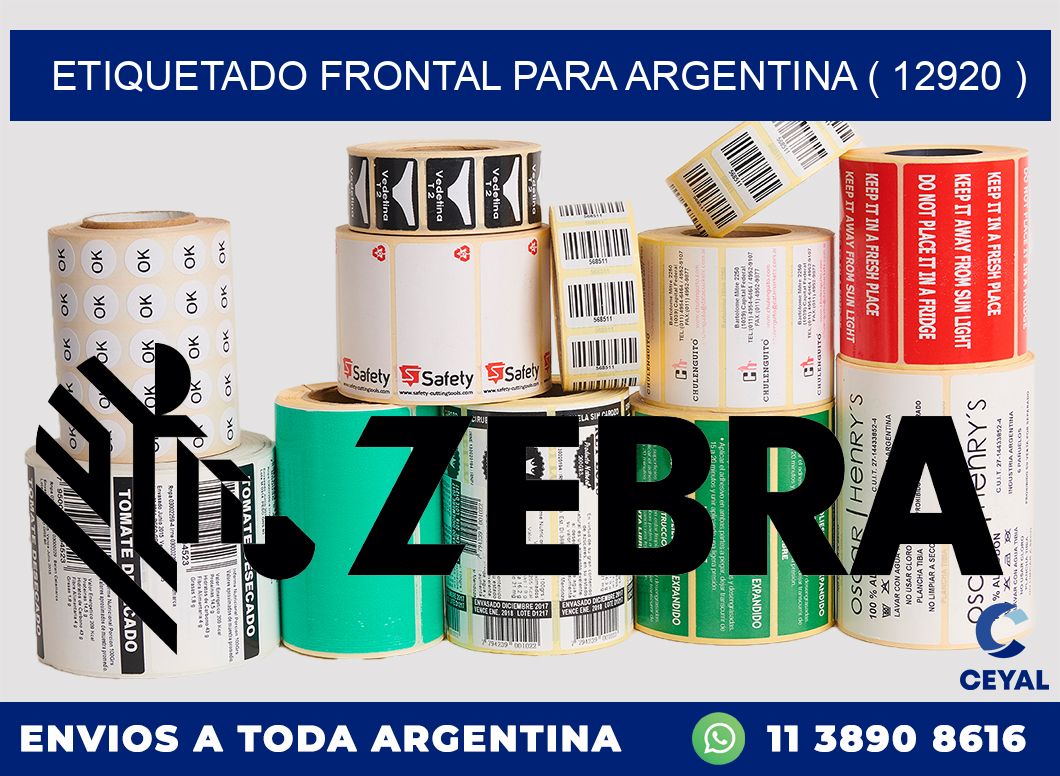 ETIQUETADO FRONTAL PARA ARGENTINA ( 12920 )