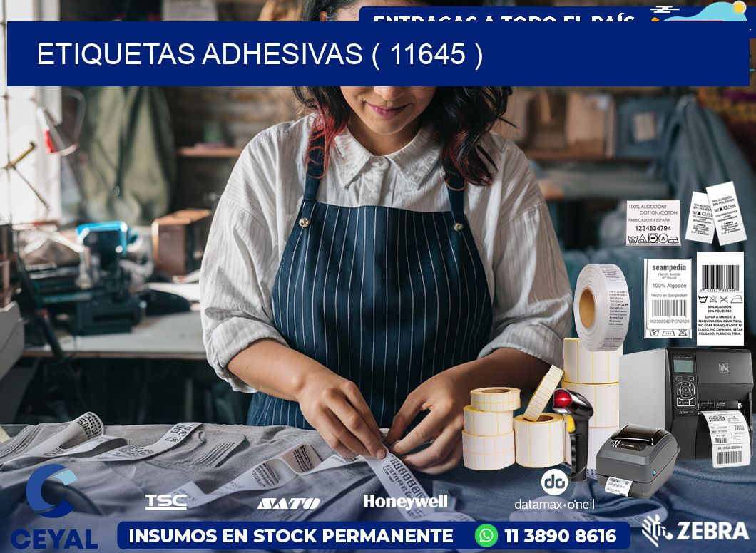 ETIQUETAS ADHESIVAS ( 11645 )
