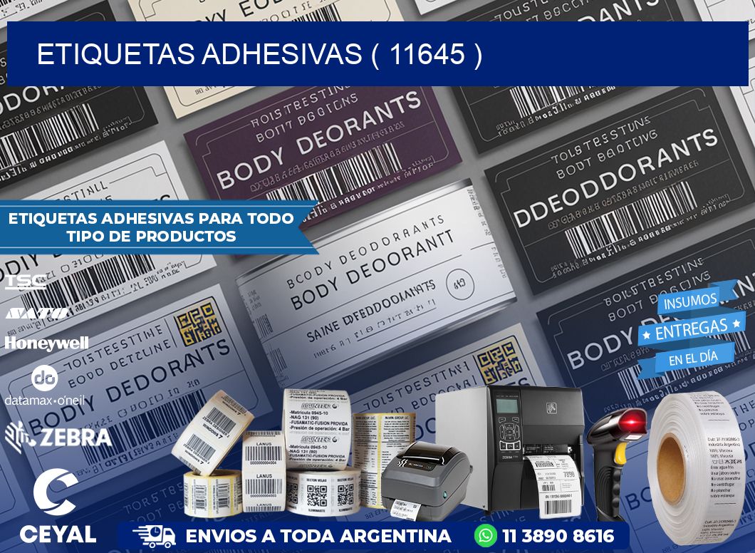 ETIQUETAS ADHESIVAS ( 11645 )