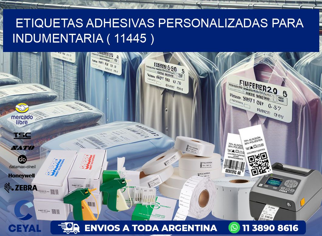 ETIQUETAS ADHESIVAS PERSONALIZADAS PARA INDUMENTARIA ( 11445 )