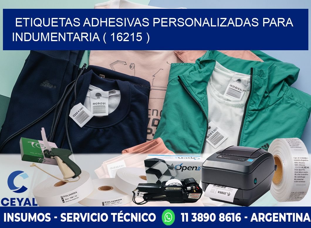 ETIQUETAS ADHESIVAS PERSONALIZADAS PARA INDUMENTARIA ( 16215 )