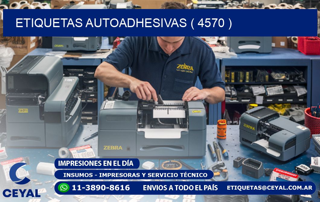 ETIQUETAS AUTOADHESIVAS ( 4570 )