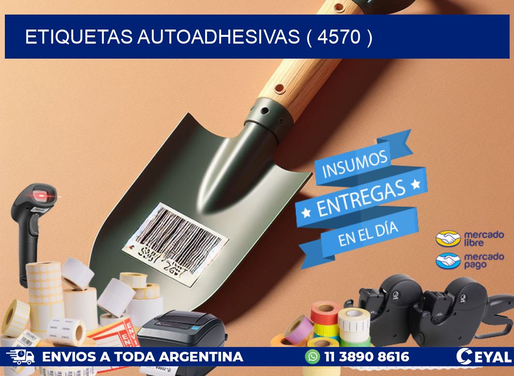 ETIQUETAS AUTOADHESIVAS ( 4570 )