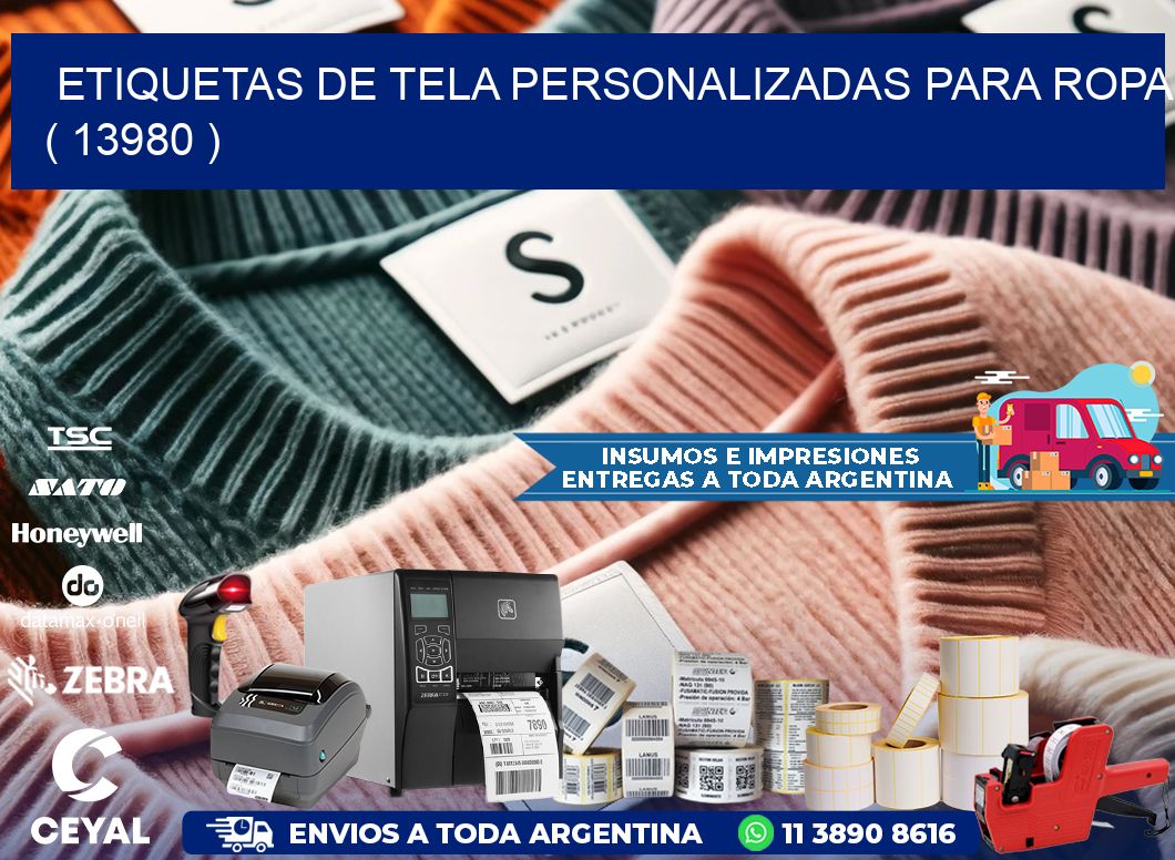 ETIQUETAS DE TELA PERSONALIZADAS PARA ROPA ( 13980 )