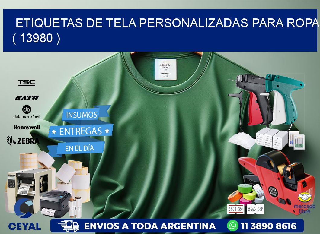 ETIQUETAS DE TELA PERSONALIZADAS PARA ROPA ( 13980 )