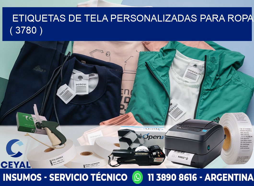 ETIQUETAS DE TELA PERSONALIZADAS PARA ROPA ( 3780 )
