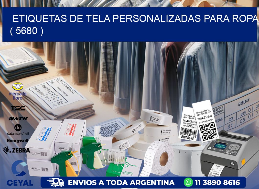 ETIQUETAS DE TELA PERSONALIZADAS PARA ROPA ( 5680 )