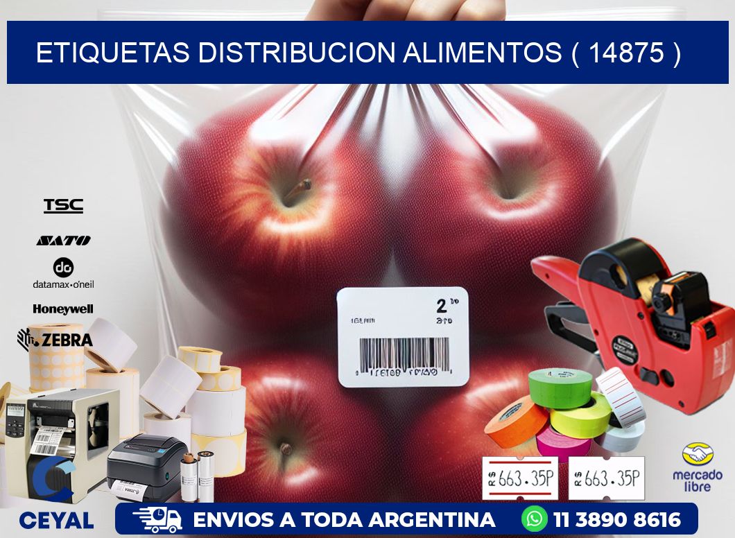 ETIQUETAS DISTRIBUCION ALIMENTOS ( 14875 )