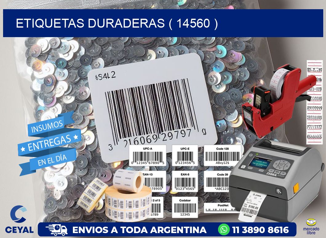 ETIQUETAS DURADERAS ( 14560 )