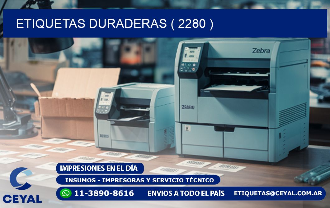 ETIQUETAS DURADERAS ( 2280 )