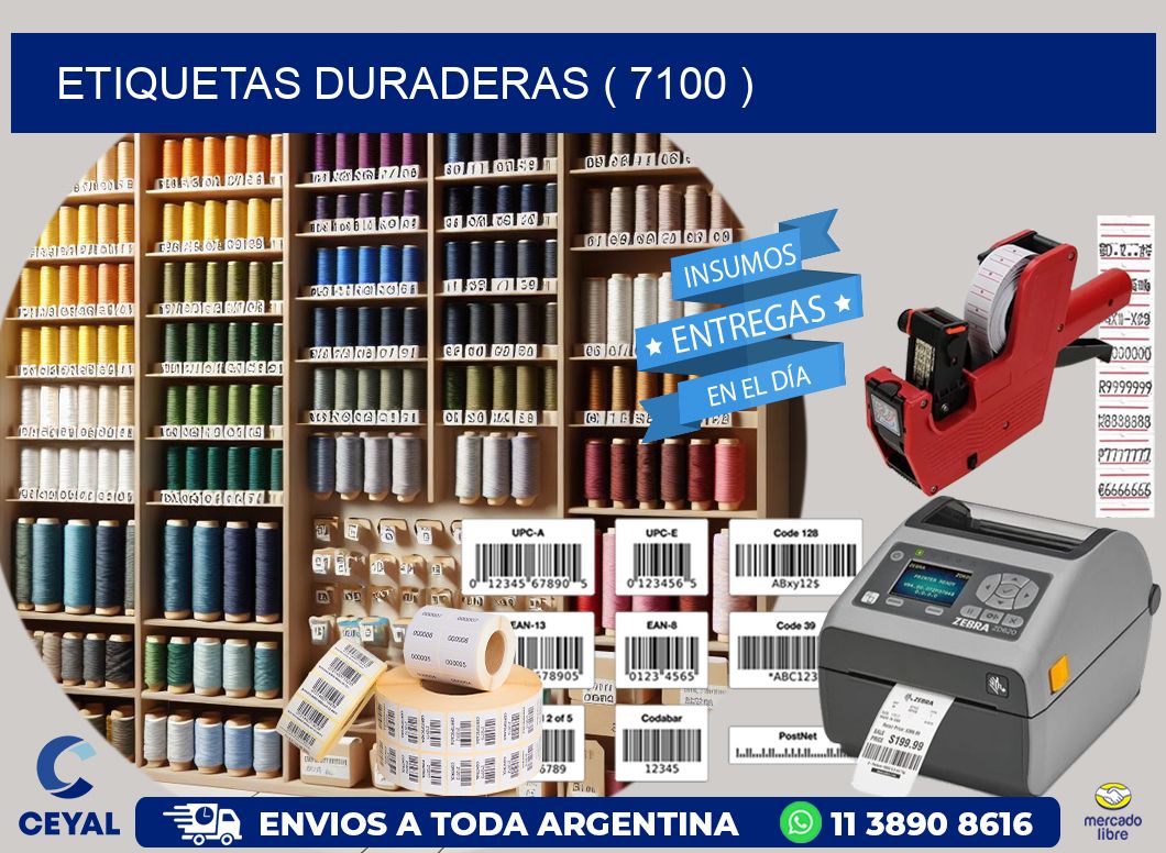 ETIQUETAS DURADERAS ( 7100 )