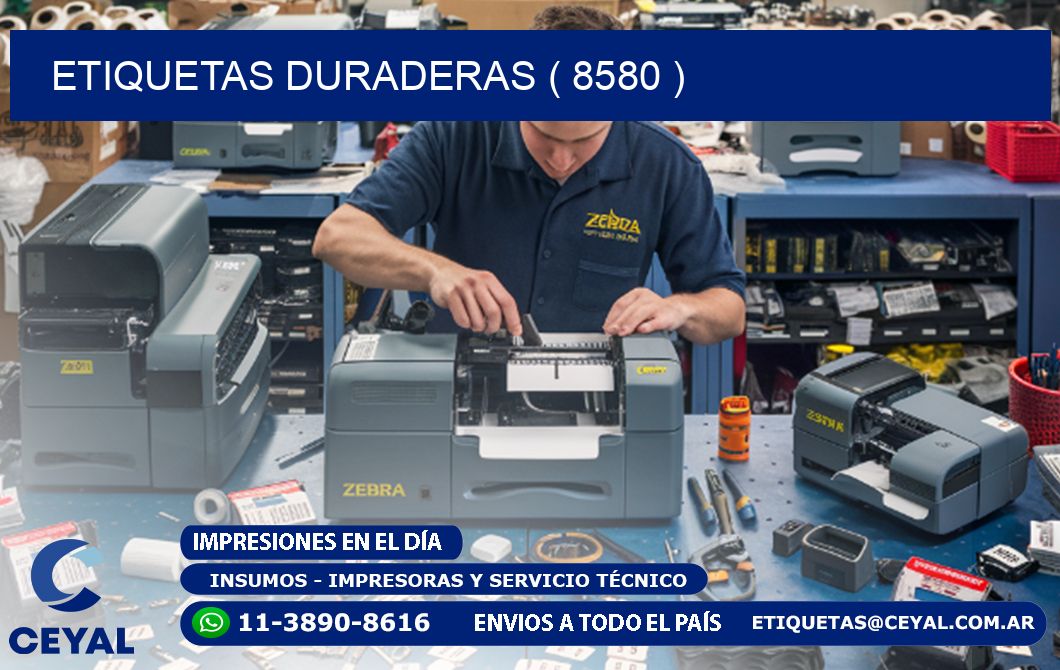 ETIQUETAS DURADERAS ( 8580 )