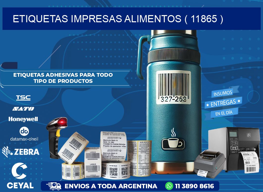 ETIQUETAS IMPRESAS ALIMENTOS ( 11865 )