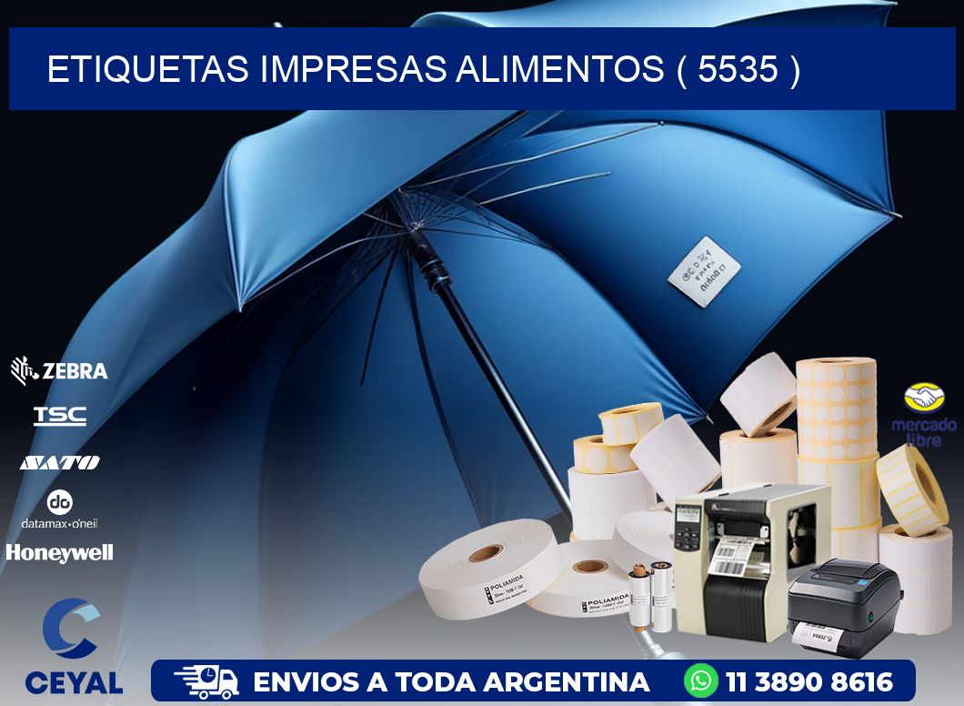 ETIQUETAS IMPRESAS ALIMENTOS ( 5535 )