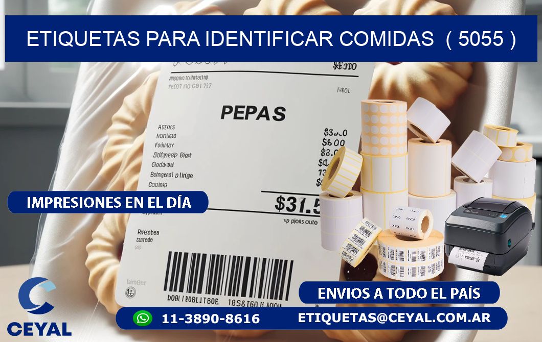 ETIQUETAS PARA IDENTIFICAR COMIDAS ( 5055 )