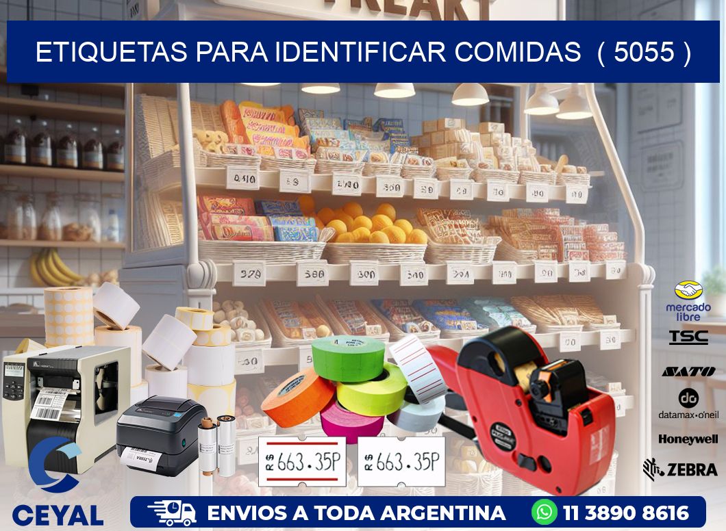 ETIQUETAS PARA IDENTIFICAR COMIDAS ( 5055 )