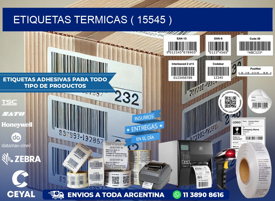 ETIQUETAS TERMICAS ( 15545 )