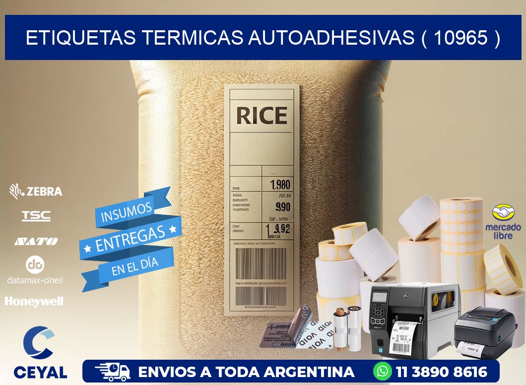 ETIQUETAS TERMICAS AUTOADHESIVAS ( 10965 )