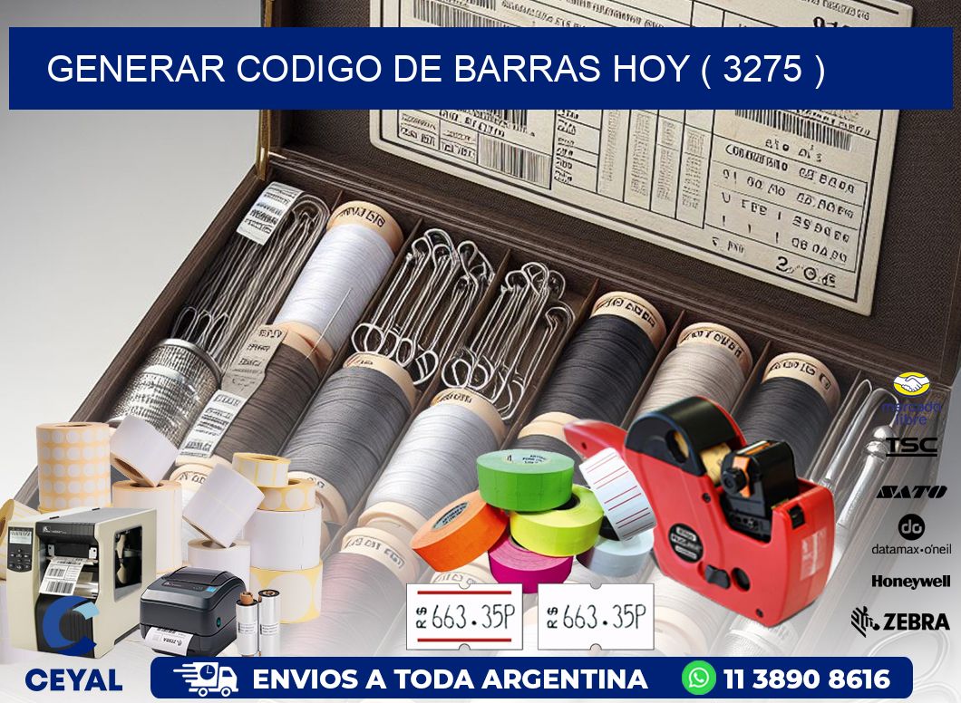 GENERAR CODIGO DE BARRAS HOY ( 3275 )