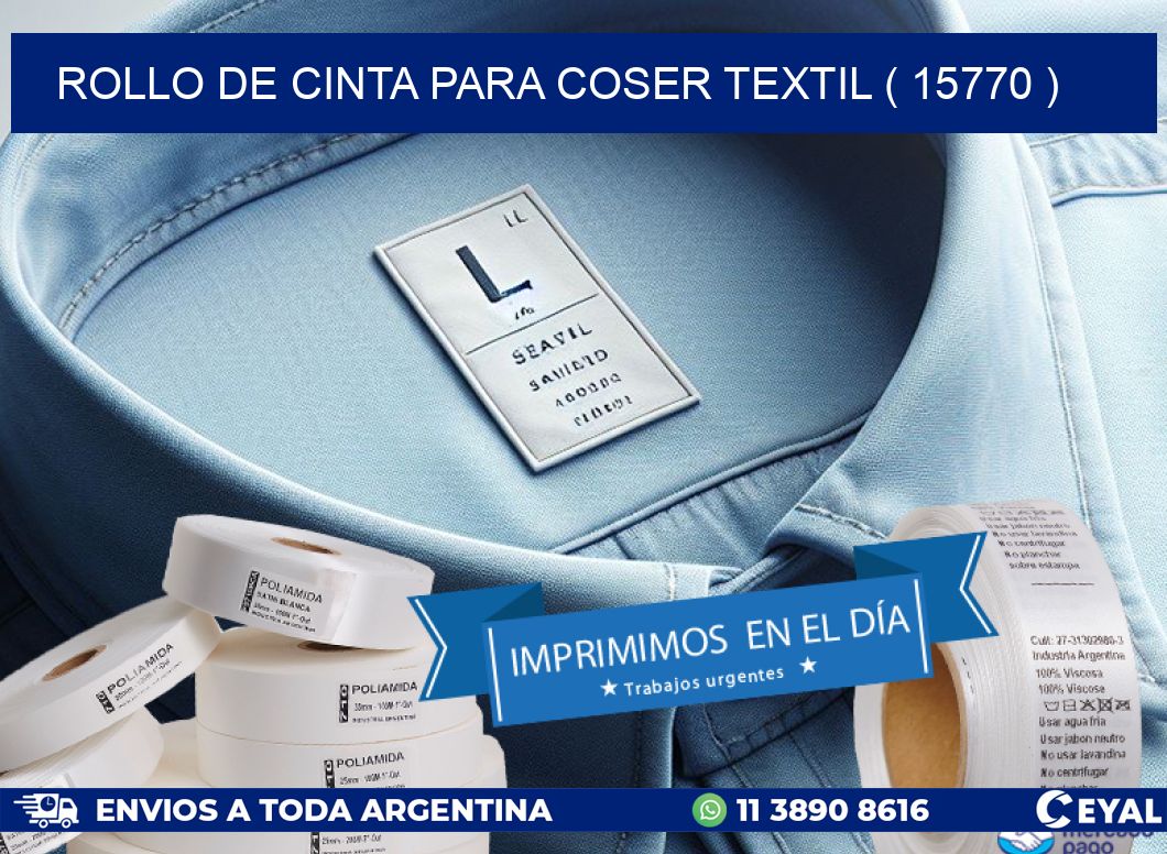 ROLLO DE CINTA PARA COSER TEXTIL ( 15770 )